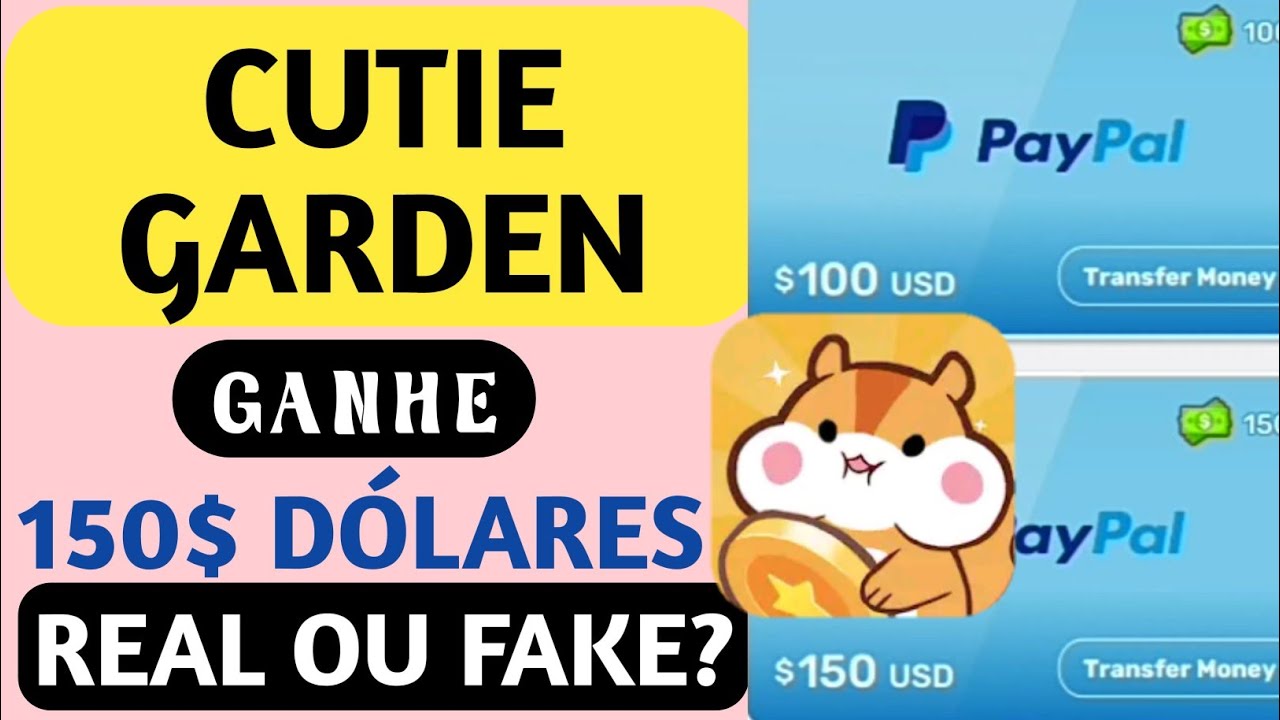 CUTIE GARDEN– PAGA? COMO GANHAR ATÉ 150$ DÓLARES NO PAYPAL 2022 COM O CUTIE GARDEN | FULL REVIEW