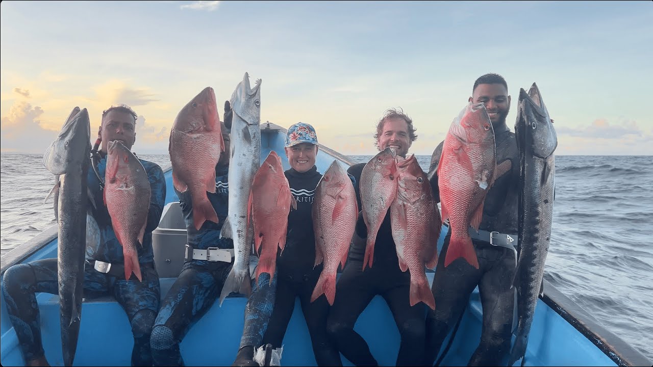Offshore Spearfishing with the Instructors | Big Snapper, Barracuda & Jacks on Trinidad's East Coast