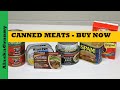 Canned Meat Food Storage - Prepper Pantry Stock Up Now Top Canned Food