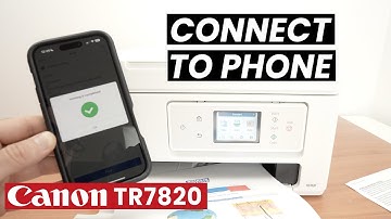 Canon Pixma TR7820 : How to Wifi Setup With iPhone & Android