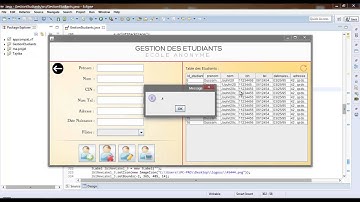 Tutoriel Java GUI #24 : Finition Interface Gestion des Etudiants - Darija