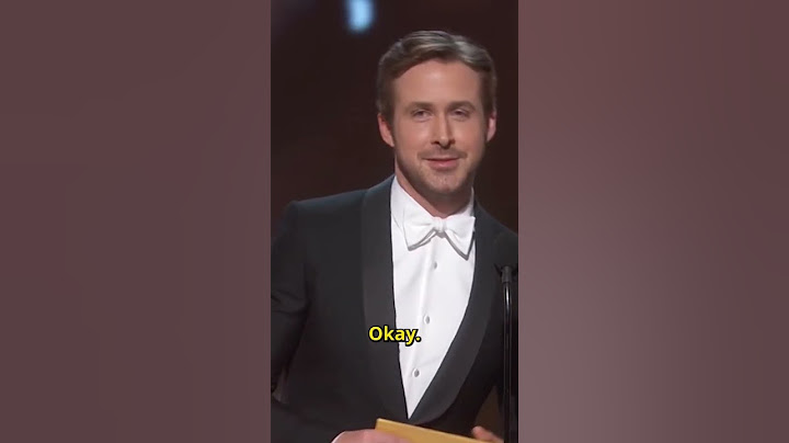 When Ryan Gosling *basically* won an Oscar 😂 (via @Oscars) #RyanGosling #BarbieMovie #Shorts