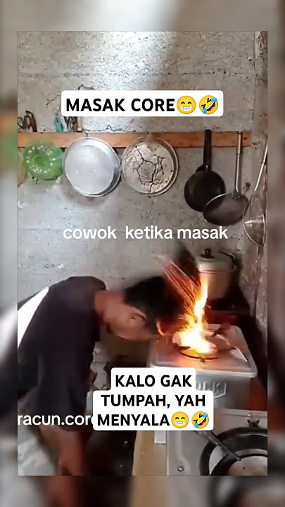 COWOK KETIKA MASAK😁🤣#shorts #masakanindonesia #cowokmasak#coreindonesia #indolawak