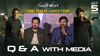GodFather Team Q & A With Media @ Hindi Trailer Launch