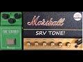 STEVIE RAY VAUGHAN TONE!  W/ Marshall SV20H & TS808 Tube Screamer