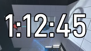 Portal 2 Singleplayer Speedrun in 1:12:45