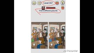 Brain out 2 level 247 find 5 different pictures Walkthrough Solution