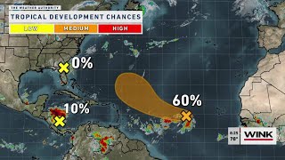 3rd tropical formation in Atlantic may become storm, will likely turn north