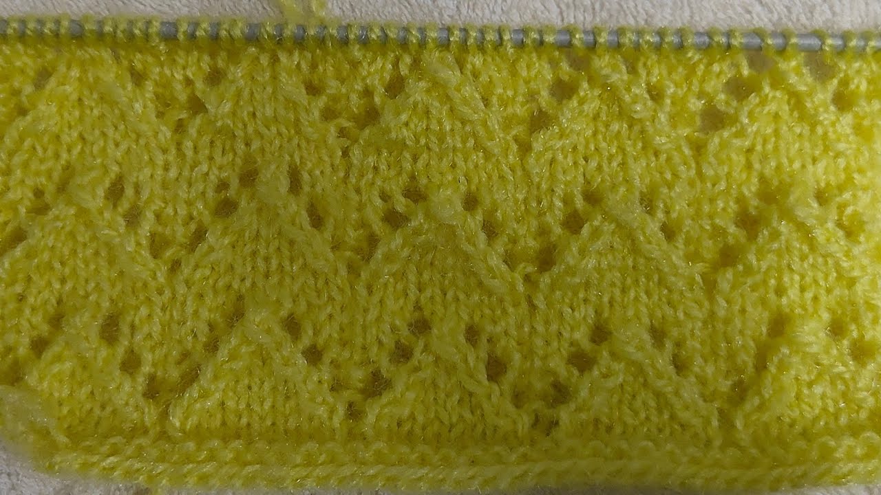 बहुत खूबसूरत नवीनतम जालीदार बुनाई पैटर्न Gorgeous latest Jalidar knitting pattern