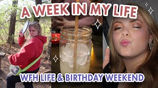 this is a week in my life - birthday weekend vlog | Work from home life
