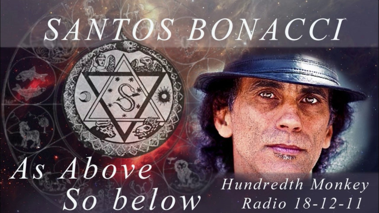 Santos Bonacci - The Hundredth Monkey Radio - As above so below 18 12 11