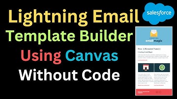 Lightning Email Template Builder in #salesforce  | #summer23 | #winter23 #spring23 @SalesforceHunt