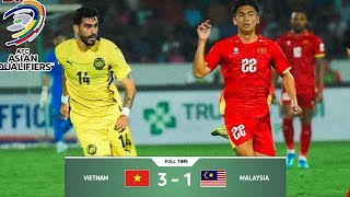  Highlight Vietnam 3 Vs Malaysia 1  Asian Cup Qualifiers 2027