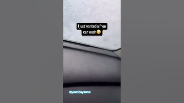 When your ‘free car wash’ turns into an indoor pool 😂🚗💦