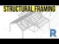 Revit structural framing tutorial  roof framing with beam systems