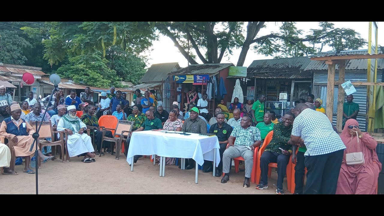 MB.GEOFREY MWAMBE AKIZUNGUMZA NA WAKAZI WA JIMBONI KWAKE MASASI MJI/AMSHUKURU RAIS SAMIA KWA MIRADI