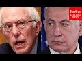 Bernie sanders releases rebutting israels netanyahu it is not antisemitic to point out