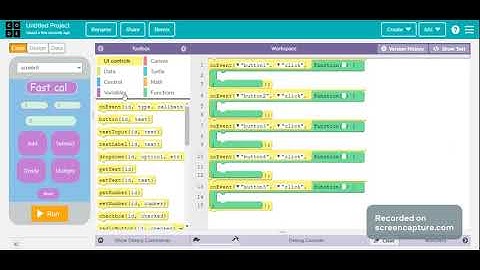 How to make a Calculator on code.org app lab