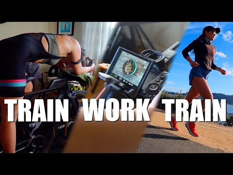 FULL DAY OF HALF IRONMAN TRAINING – triathlon + working full-time