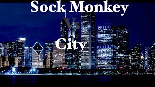 sock monkey vs city
