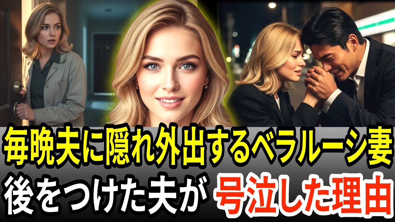 日本人の夫に隠れて毎晩出かけるベラルーシ女性、後をつけた夫が崩れ落ちて号泣した理由
