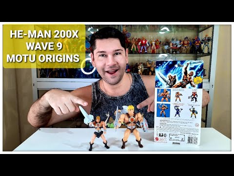 HE-MAN 200X WAVE 9 MOTU ORIGINS - MASTERS OF THE UNIVERSE ORIGINS!