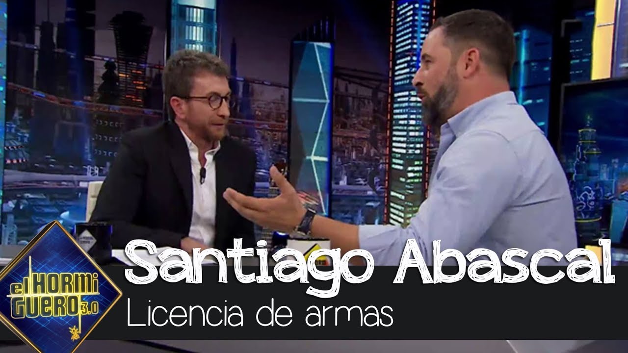 Santiago Abascal explica la razón de su licencia de armas - El Hormiguero 3.0