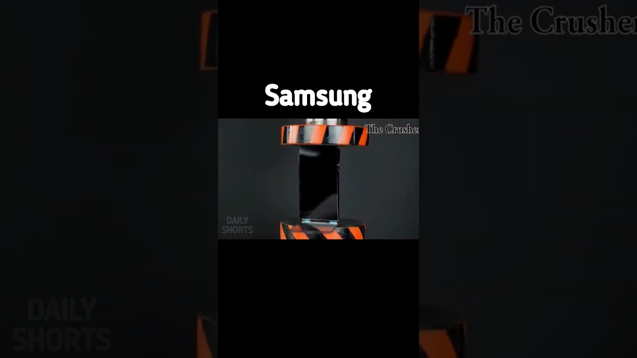 Nokia vs Samsung vs iPhone Hydraulic Press meme #Shorts's Banner