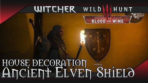 Witcher 3 ELVEN SHIELD,REMOVING WIGHT CURSE,Tesham Mutna Armor