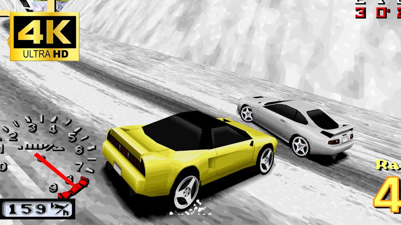 PS1【Side by Side Special】を4Kで蘇らせてみた!! ドリフト