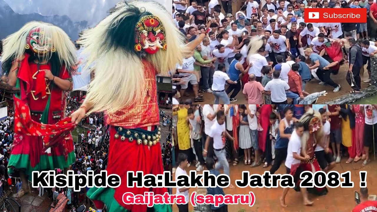 Kisipide(kipulcha) Ha Lakhe Jatra 2081 !! Saparu Day !! #saveculture #gaijatra #kisipide