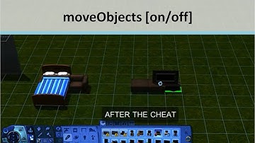 The Sims 3 | CHEAT: moveObjects [on/off]