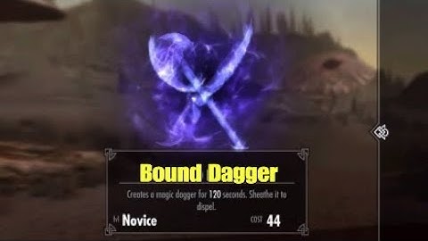 Skyrim Spell Quest part 5 (Bound Dagger)