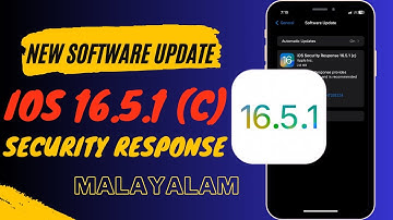iOS 16.5.1 (c) Released | iOS Security Response | Security update | iOS 16.5.1 (c) | Malayalam