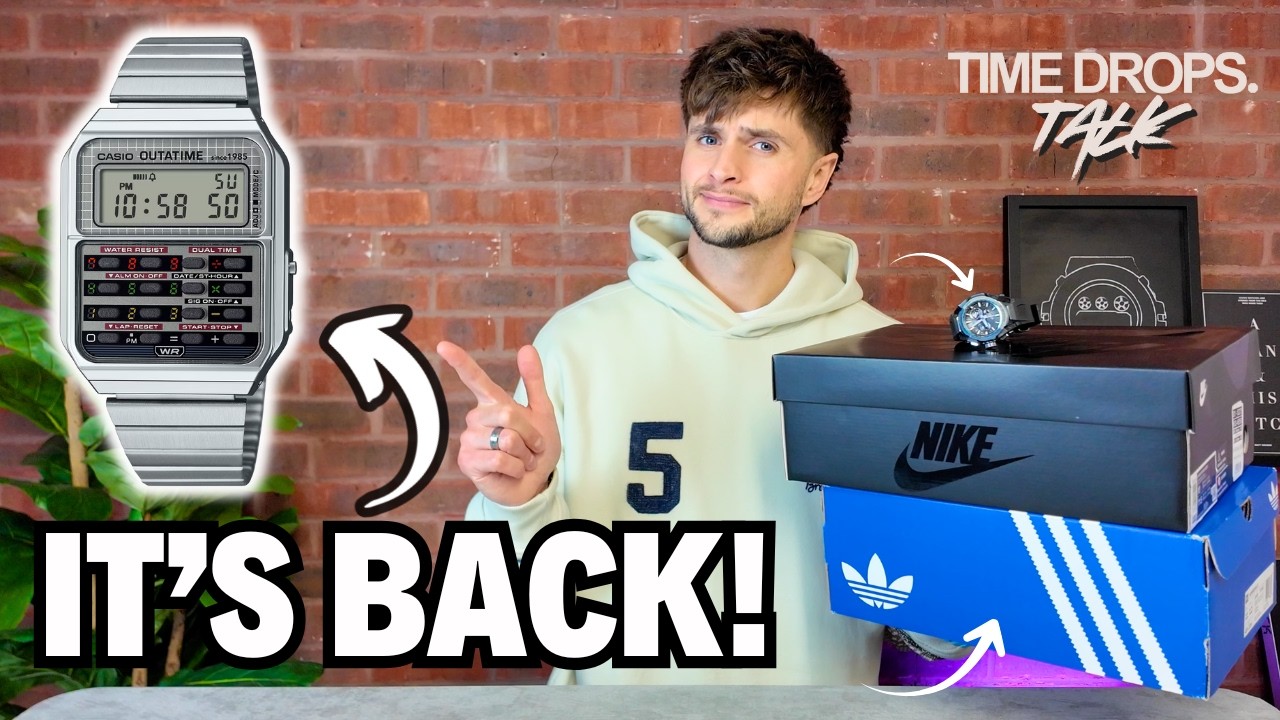 3 КРУТЫХ ЧАСА, 2 НОВЫХ КРОССОВКИ И ОБЗОР ИИ-G-SHOCK! | TIME DROPS TALK