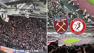 9,000 CITY FANS GO MENTAL as THEY FORCE A REPLAY! | West Ham Vs Bristol City *VLOG*