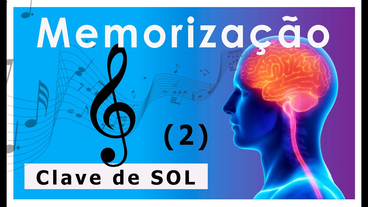 Memorização clave de sol, notas nos espaços (2 de 4)