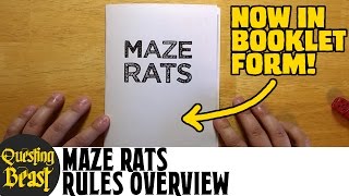 Maze Rats RPG Rules Overview