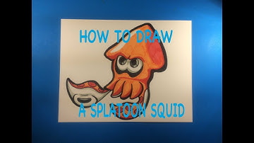 How to draw a Splatoon Squid
