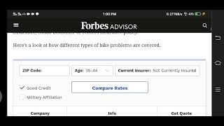 Forbes Bicycle Accident insurance  USA | KD insurance planz2
