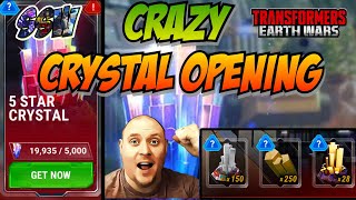 Crazy Crystal Opening! Transformers Earth Wars