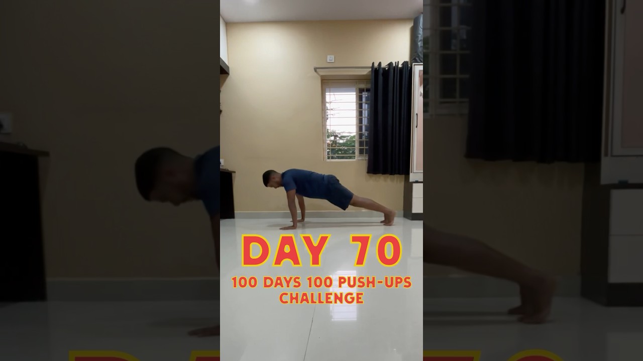 Day 70 of 100 Days 100 Push-Ups Challenge - YouTube