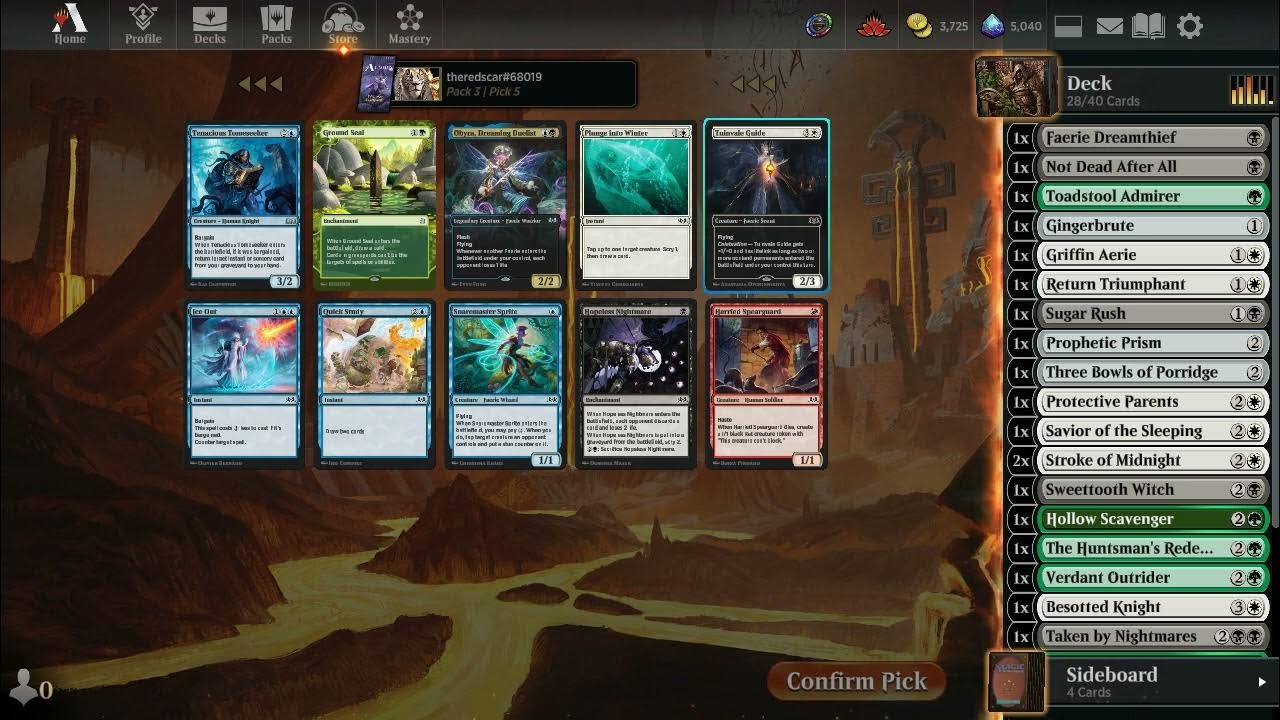 MTG Arena Draft WOE 5 0 YouTube