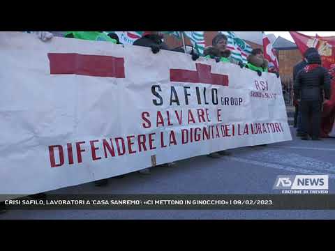 CRISI SAFILO, LAVORATORI A 'CASA SANREMO': «CI METTONO IN GINOCCHIO» | 09/02/2023
