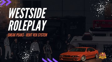 WestSide Roleplay | Vehicle Rent System | Sneak Peak | MTA Romania