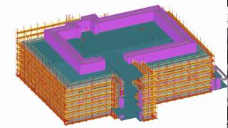 Automated design and planning of scaffolding system in Building Information Modeling (BIM)