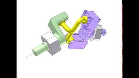 Universal joint of 4 links 6