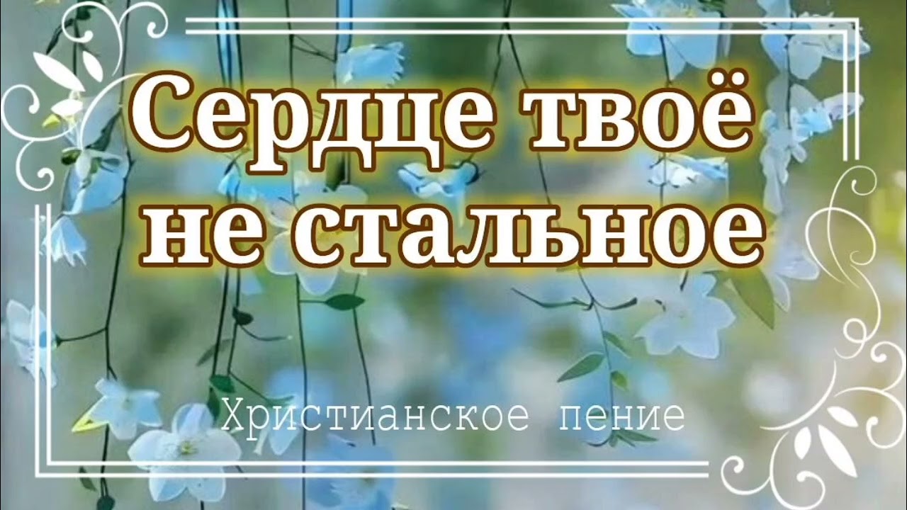 Сердце твоё не стальное 