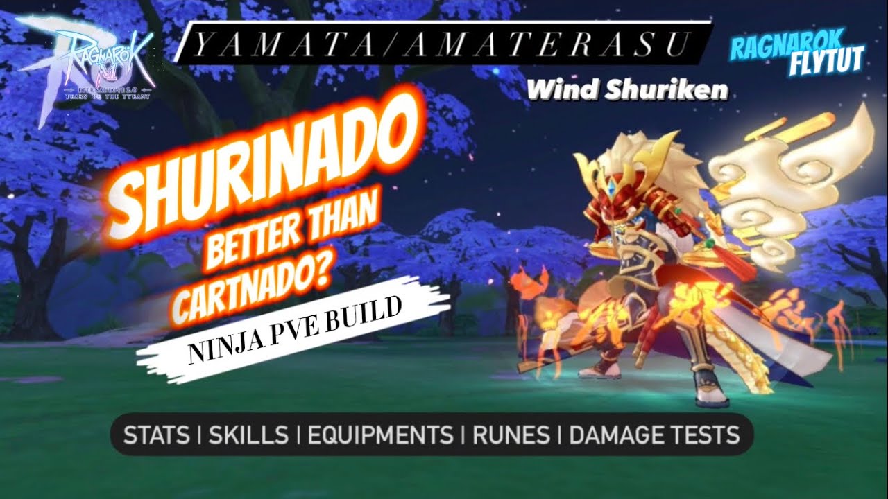 Ragnarok Mobile | Ninja Shurinado - Wind Shuriken (PVE Build + Dmg ...