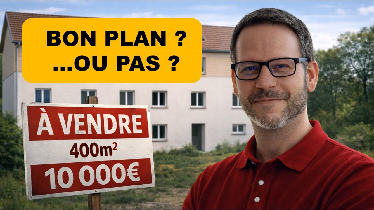 Immeuble 400 m² à 10 000 € : pourquoi je l’ai refusé (méthode complète d’analyse)